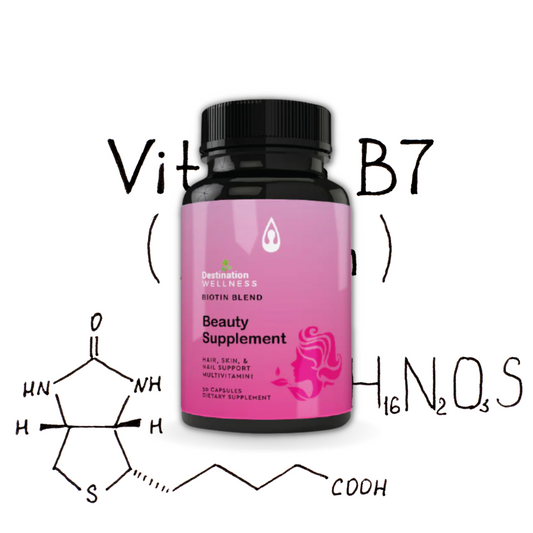 Biotin beauty supplement